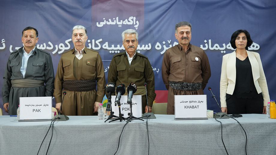 هاوپەیمانی پێنج لایەنی سیاسی رۆژهەڵاتی کوردستان راگەیاندرا